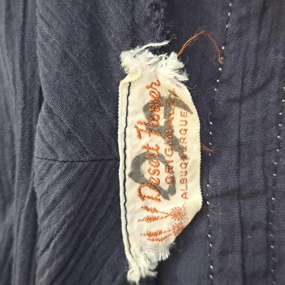 60's Fiesta Dress By Desert Flower Orginals Waist 32 Size M-L - Picture 7 of 15